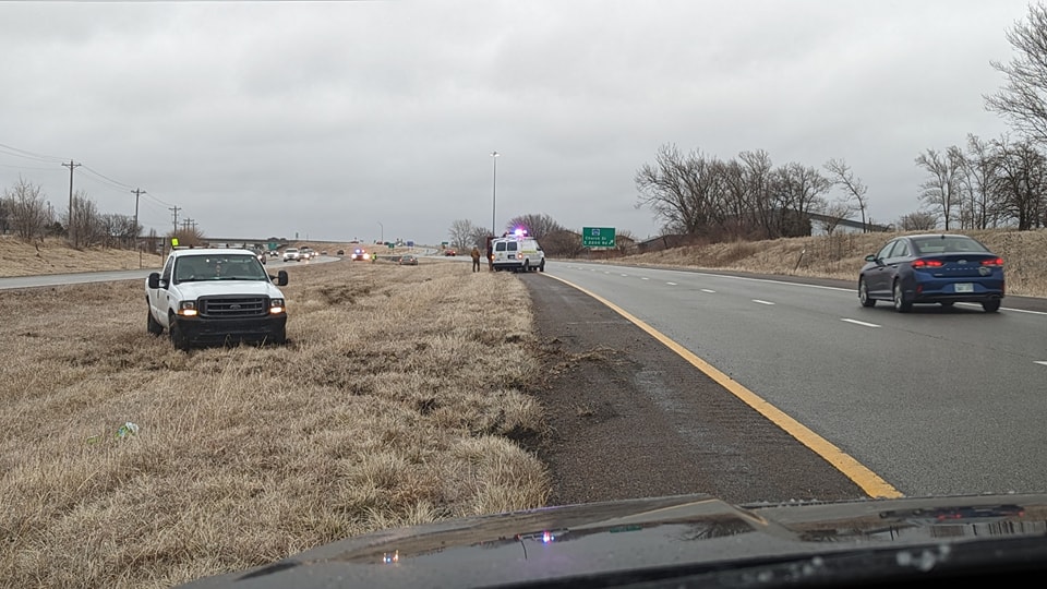 Icy roads around Lawrence result in numerous accidents; more than 40